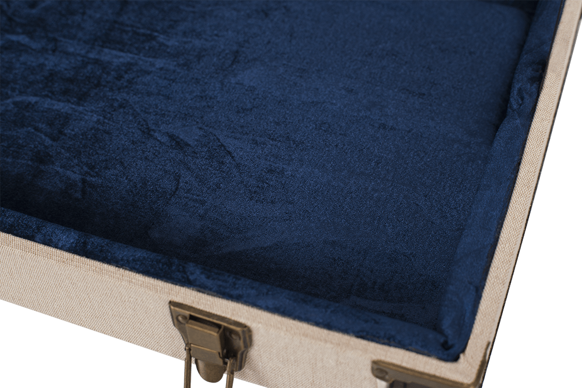 Deluxe houten koffer voor Bas Journeyman Beige - GW