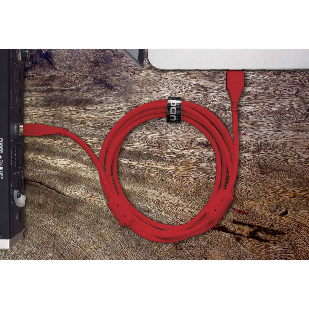 U 95001 RD - Câble USB 2.0 A-B Rouge Droit 1m