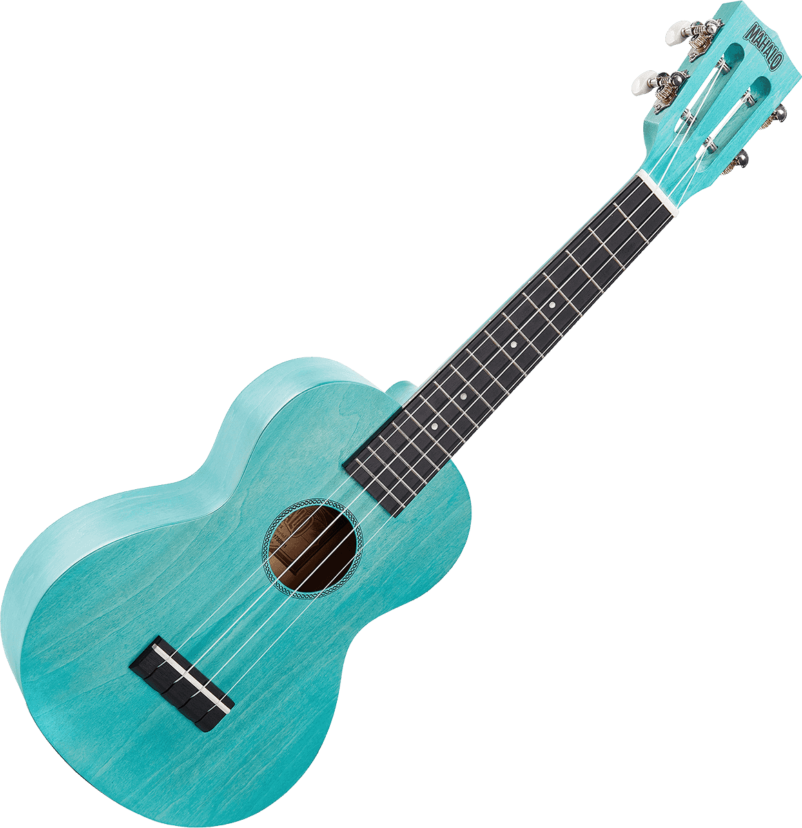Ukulele Island Concert Aquablauw + Hoes