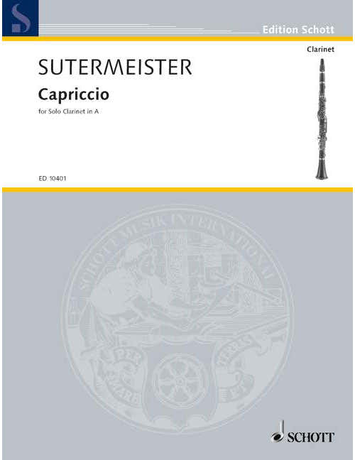 SUTERMEISTER HEINRICH - CAPRICCIO - CLARINET