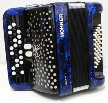 Nova II 40 Blauw Knoptoetsen