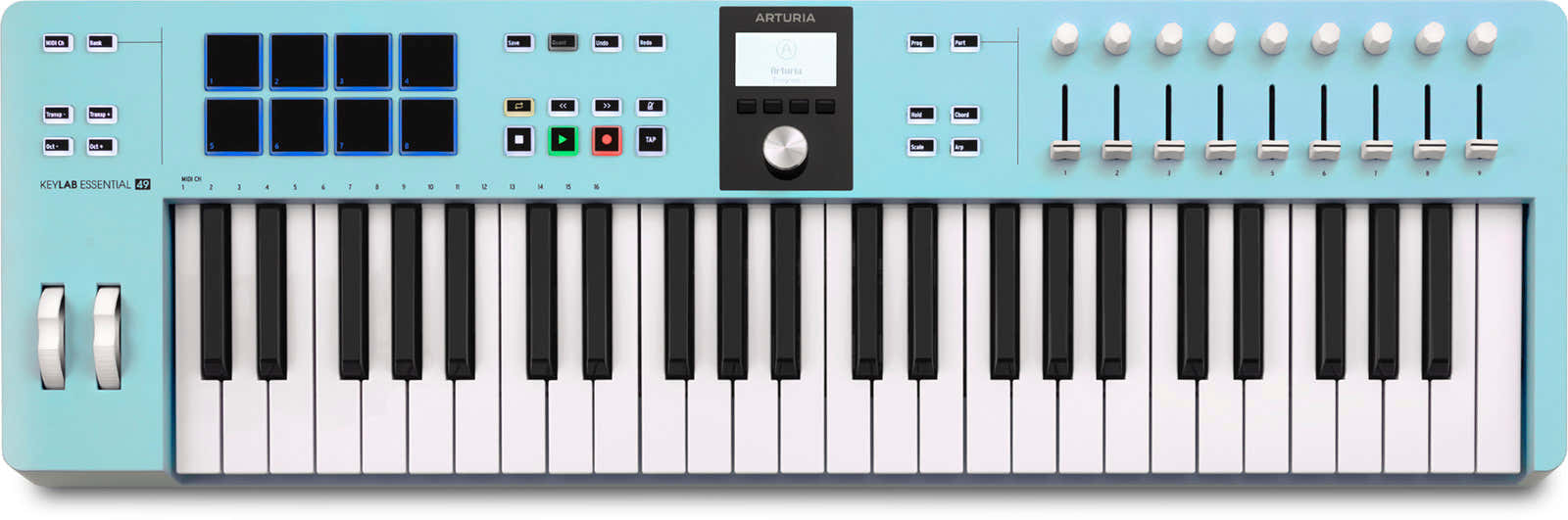 Keylab Essential 49 MK3 Aquamarijn