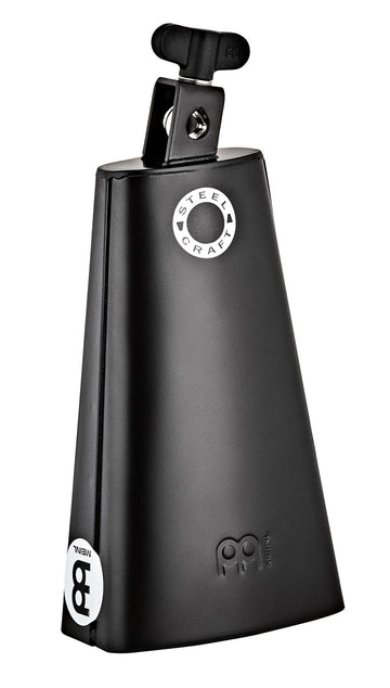 PERCUSSION 8 1-2" STEEL CRAFT LINE COWBELL BLACK POWDER COATED STEEL TIMBALERO COWBELL LOW PITCH