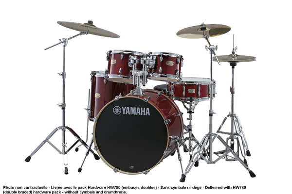 Stage Custom Birch Fusion 20 Cranberry Red + Pack HW780