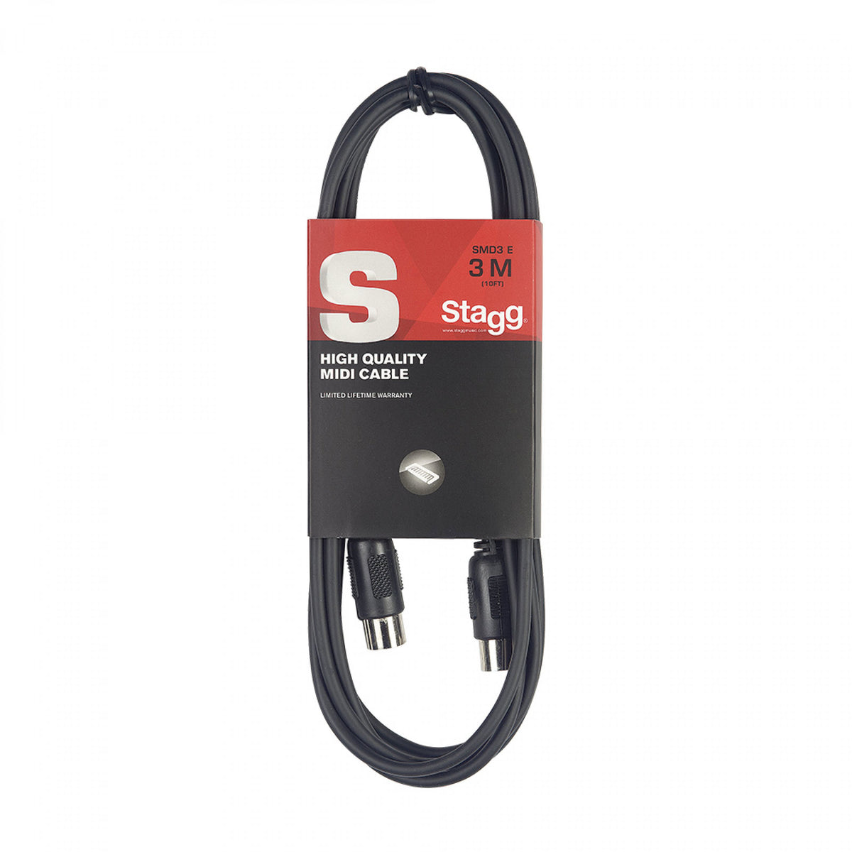 SMD3 E MIDI-kabel DIN/DIN (M/M) 3 M kunststofconnectoren