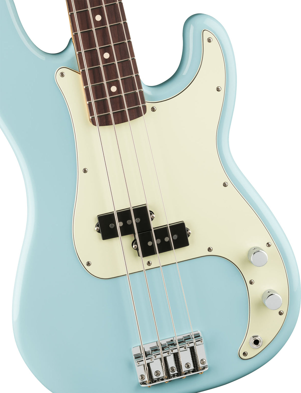 Precision Bass 75 Anni Player II, RW Daphneblauw