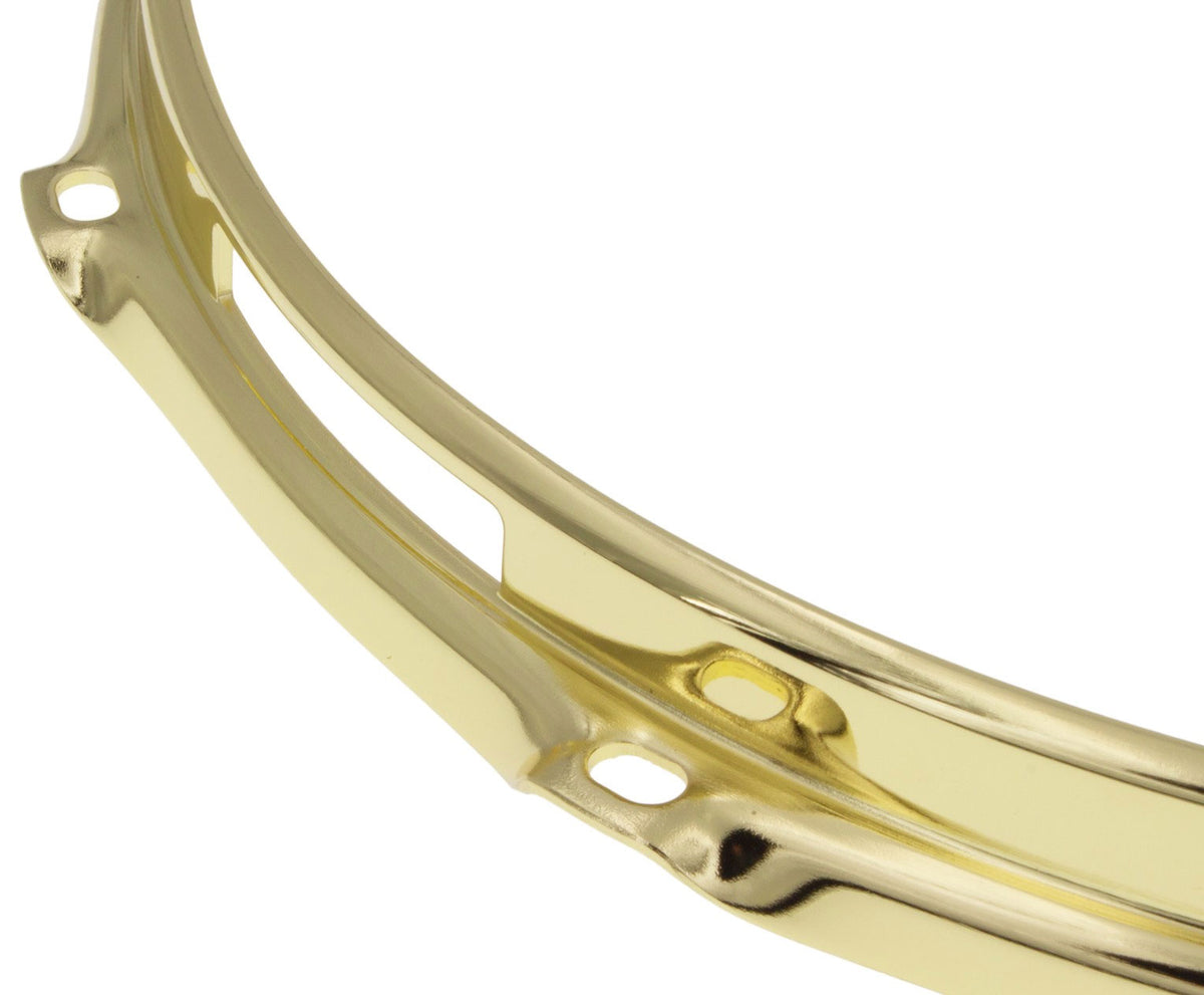 HS23-14-10SBR - Snarezijde Spanring 14" 10 Spanbouten Goud S-Style Triple Flange 2.3mm