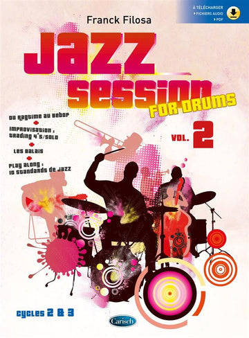 Filosa Franck - Jazz Session For Drums Vol.2 - Batterie