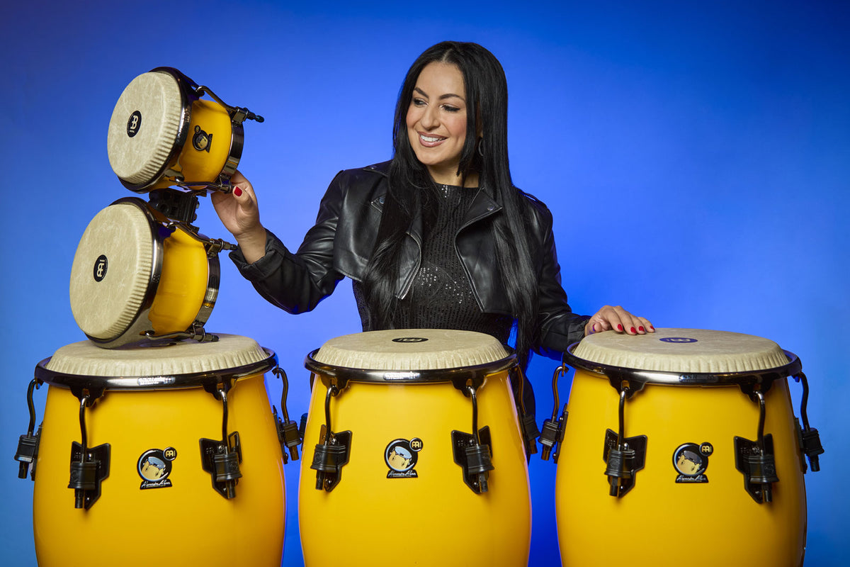 AA400SY - Bongos Meinl Artist A.Alban Jaune