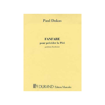 DUKAS - FANFARE DE LA PERI - CONDUCTEUR