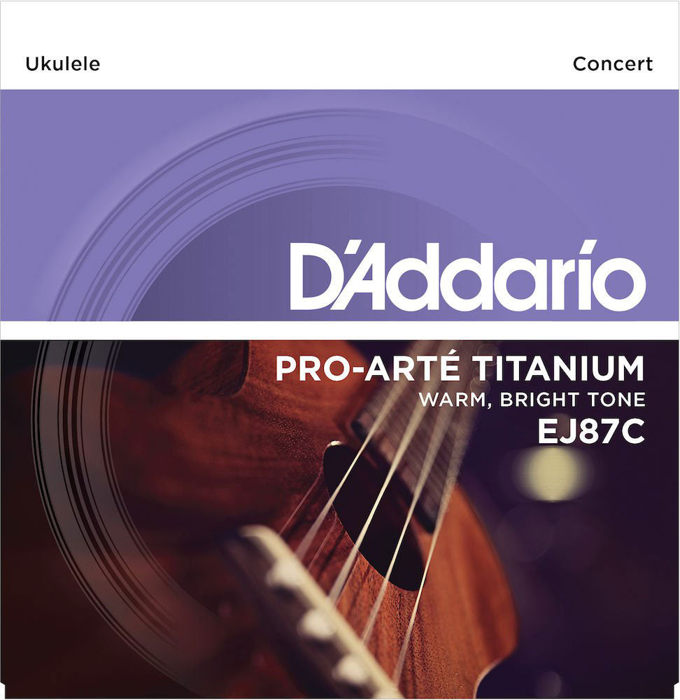 EJ87c Titanium Ukulélé Strings Concert