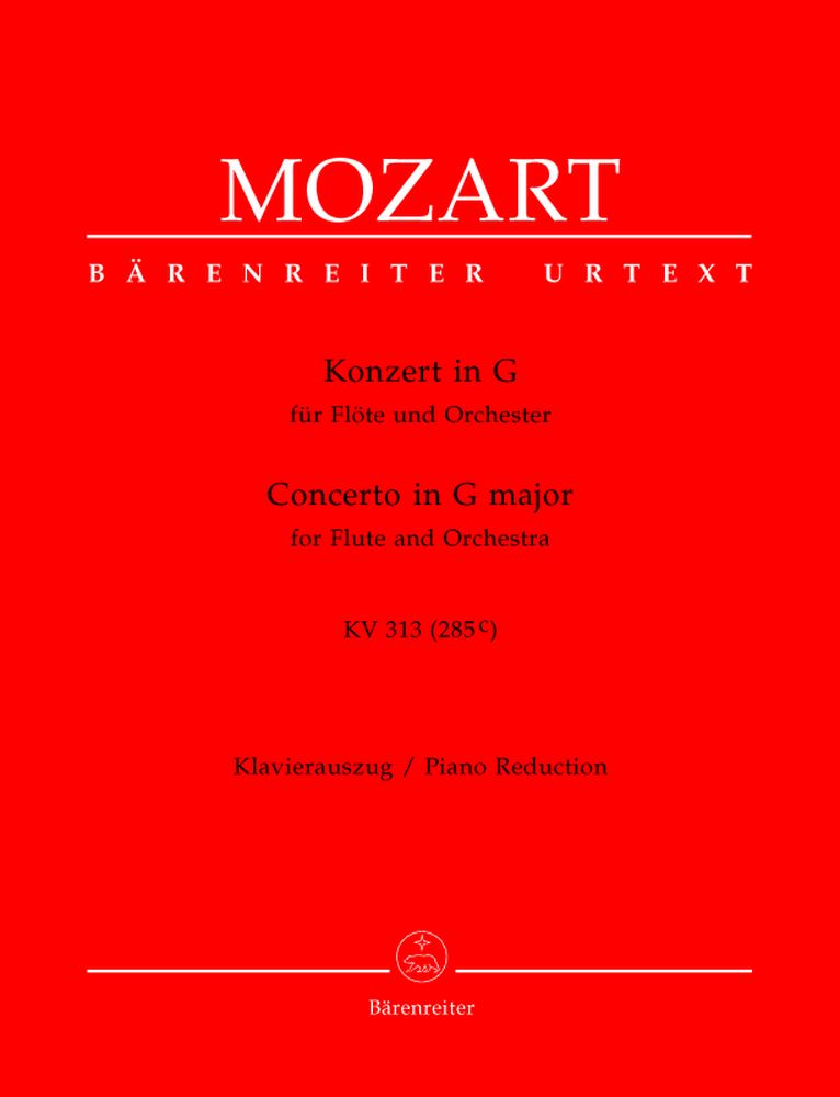 Moz W.A. - Concerto En Sol Majeur Kv 313 (285C) - Flute Piano