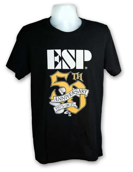 2XL T-shirt ESP 50 Anni Zwart