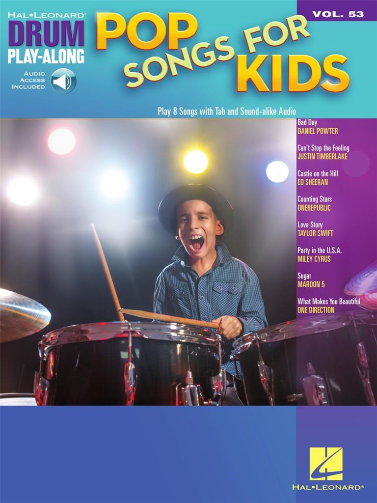 Drum Play Along Vol.53 Pop Songs For Kids