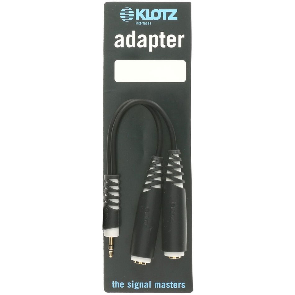 AYB-3 Stereo-minijack male naar 2x stereo-jack female