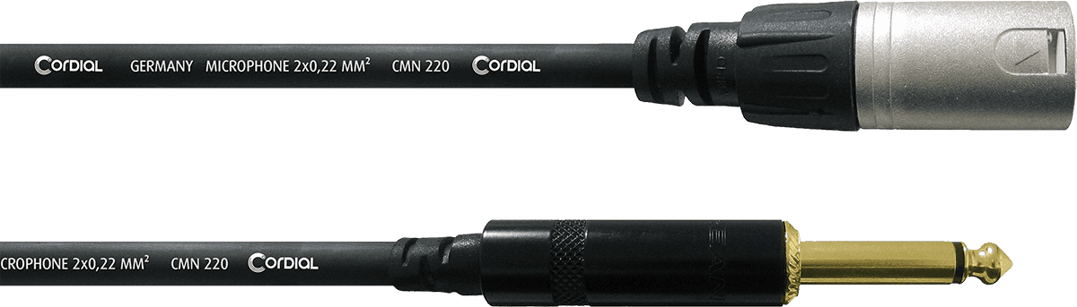Câble Audio XLR Mâle - Jack Mono 7,5 M
