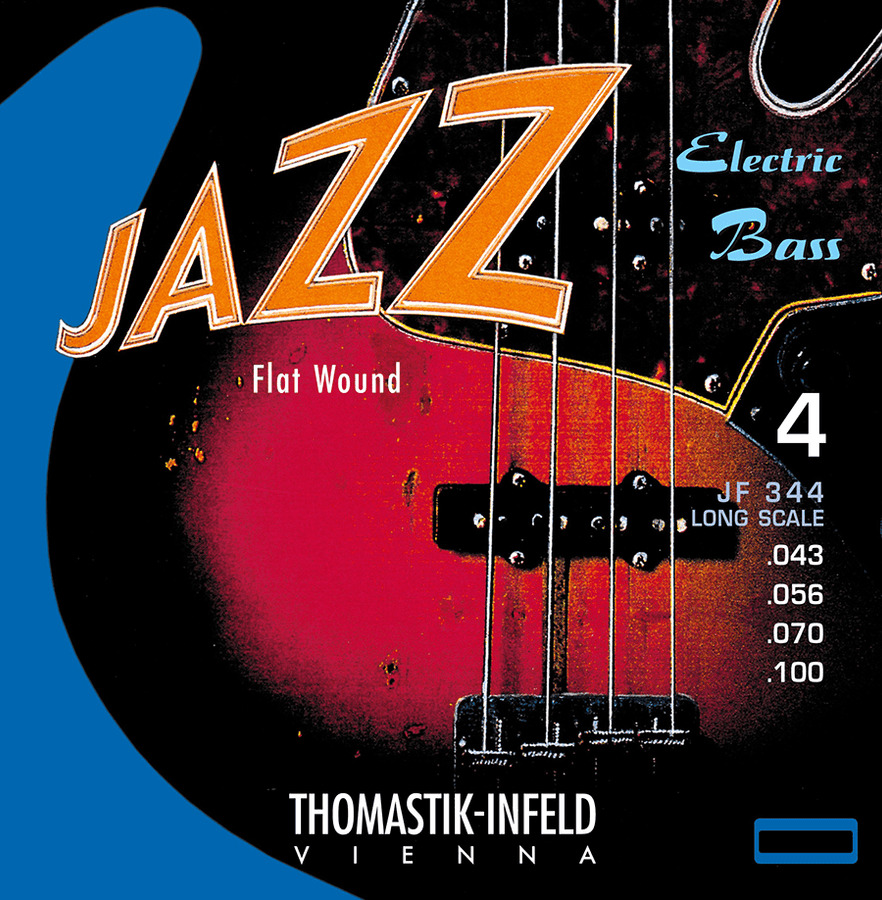 JF344 Jazz Flat Wound 43-100