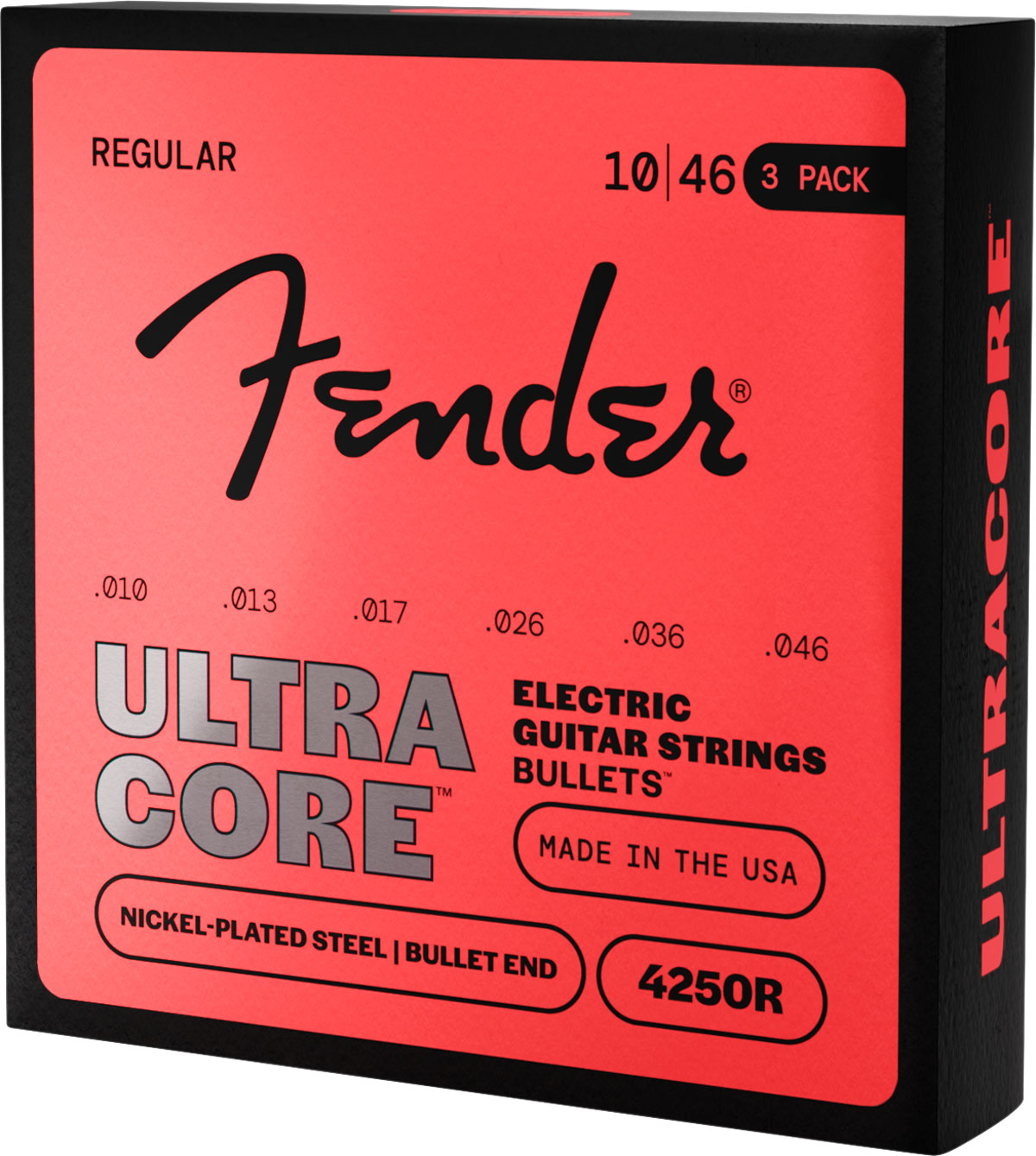 Ultracore vernikkeld staal, bulletuiteinde, 4250R 10-46, (6) pak van 3