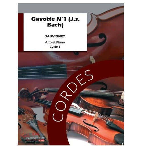 Bach J.S - Sauvignet - Gavotte N1