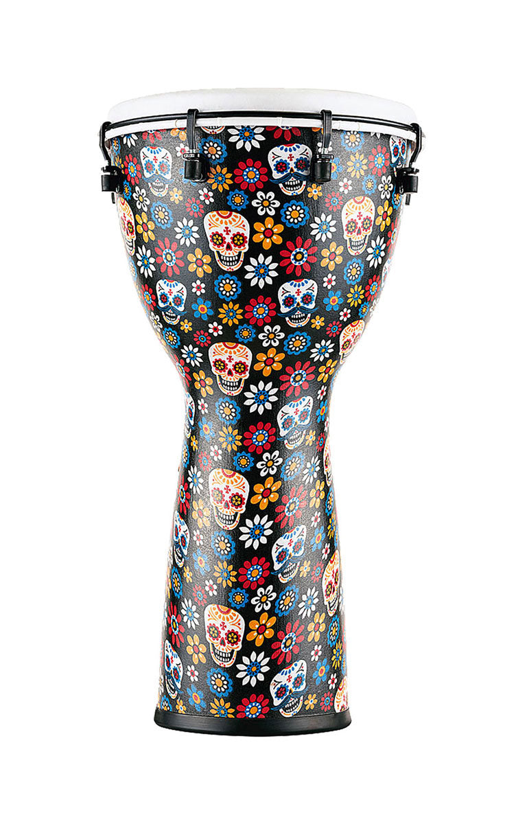 12" Alpine Series Djembe Head Day Of The Dead