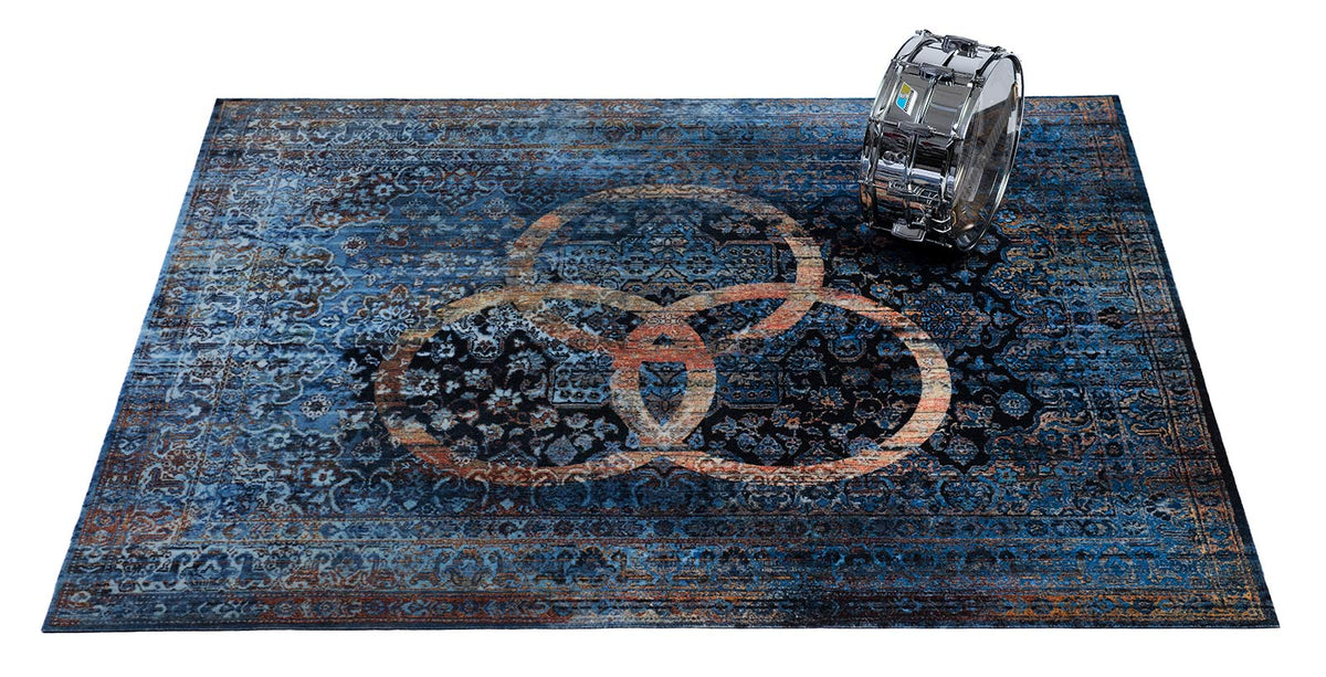 Tapis Vintage Persian 1.85 X 1.60M Antidérapant - Bonzo
