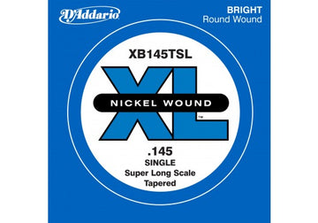 XB145T NICKEL WOUND BASS GUITAR SINGLE STRING SUPER LONG SCALE .145 TAPERED