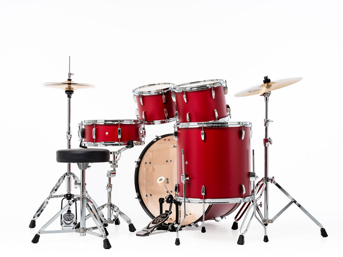 RSS525SCC-747 - Roadshow 5F rock 22" + Sabian Solar 2 cymbales Matte Red