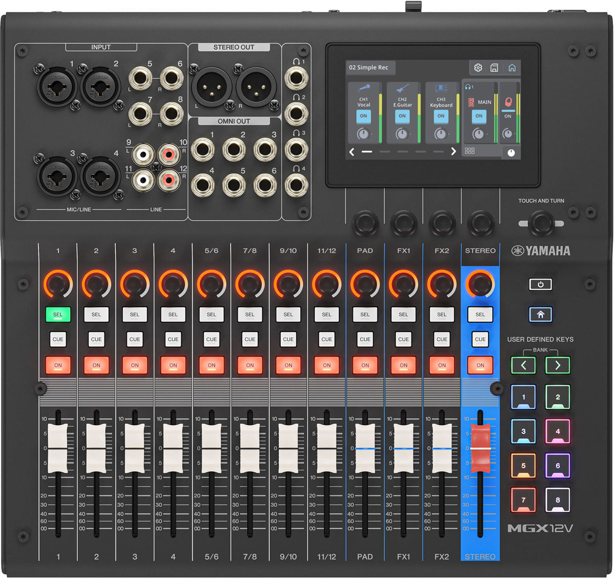 Yamaha MGX12V B
