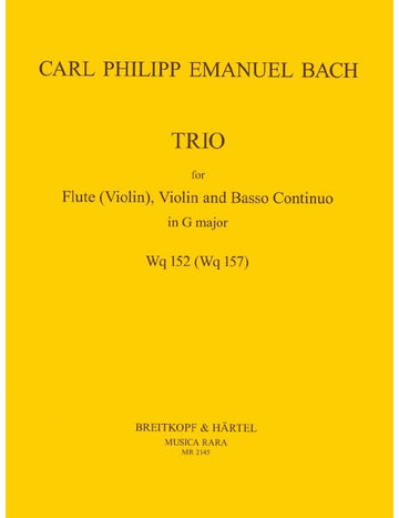 Bach - Triosonate In G-dur WQ 152 WQ 152