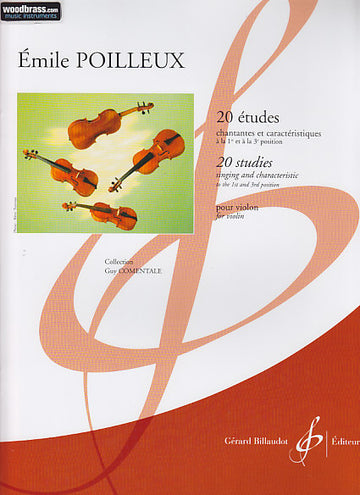 Poilleux Emile - 2 Études Chantantes et Caracteristiques - Violon