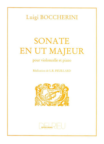 Boccherini L. - Sonate En Ut Maj. - Violoncelle Piano
