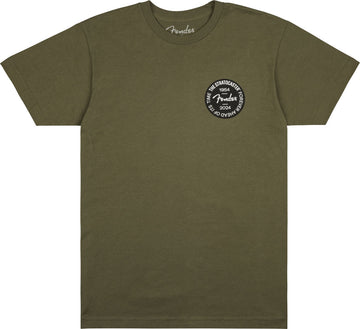 "S" Stratocaster 70Th Anni Badge Tee Olive