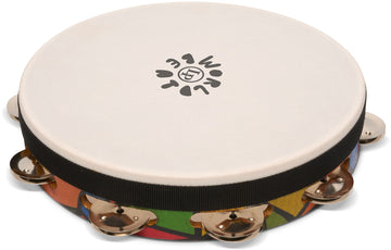 Tambourins World Beat Single Row Avec Peau LP7023 10 Pouces