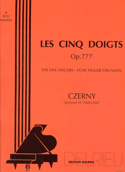Czerny Carl - Les 5 Doigts Op.777 - Piano