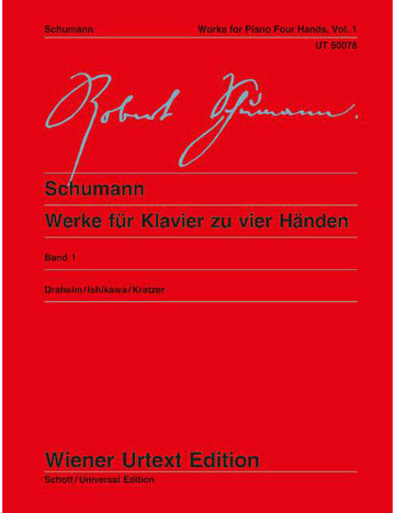 SCHUMANN - OEUVRES POUR PIANO À QUATRE MAINS - PIANO (4 HETS)