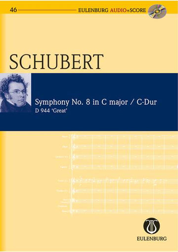 Schubert Franz - Symphonie N°8 C Major + CD - Study Score