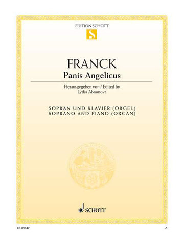 Franck - Panis Angelicus La Majeur - Soprano et Piano (orgue)