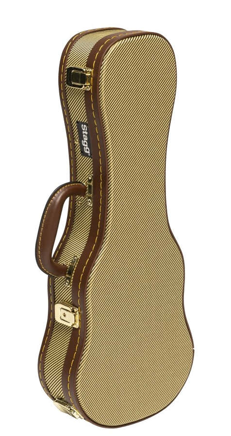 Etui Ukulélé Soprano Tweed - GCX-UKS GD