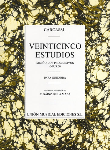 Carcassi TWENTY-five Estudios Progresivos - Guitar