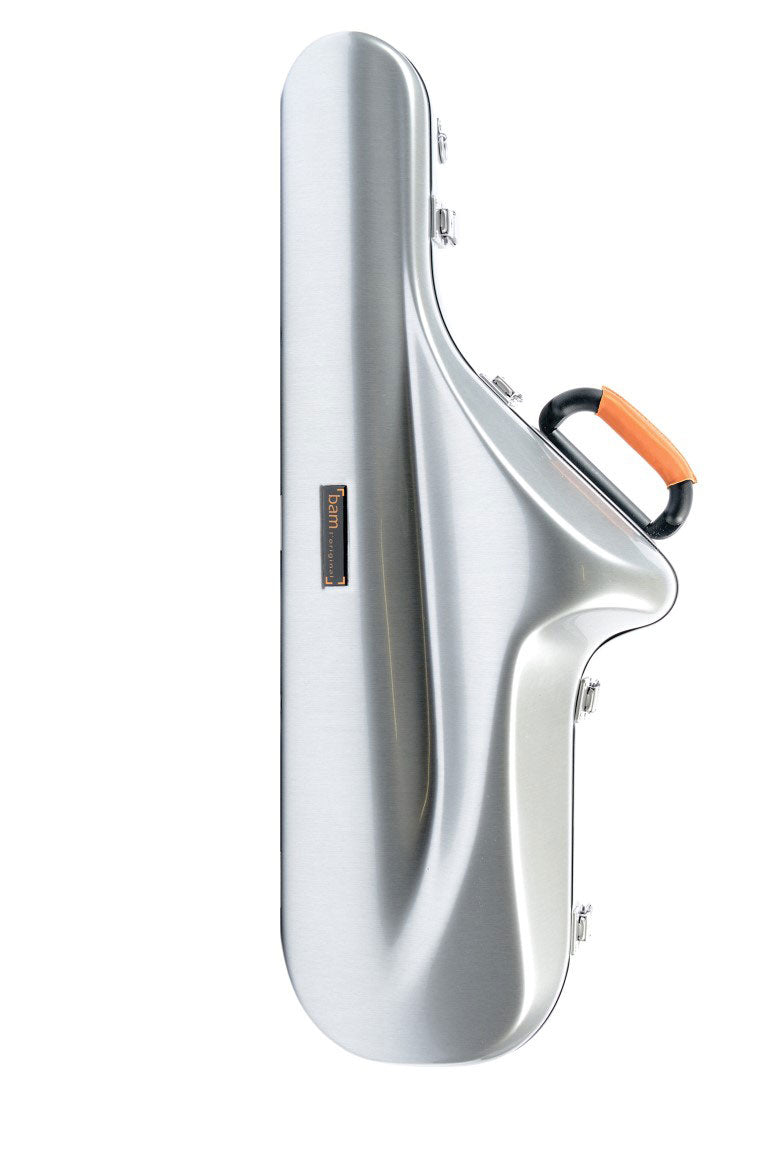 Tenorsaxofoon-Koffer Cabine La Defense - Geborsteld Aluminium