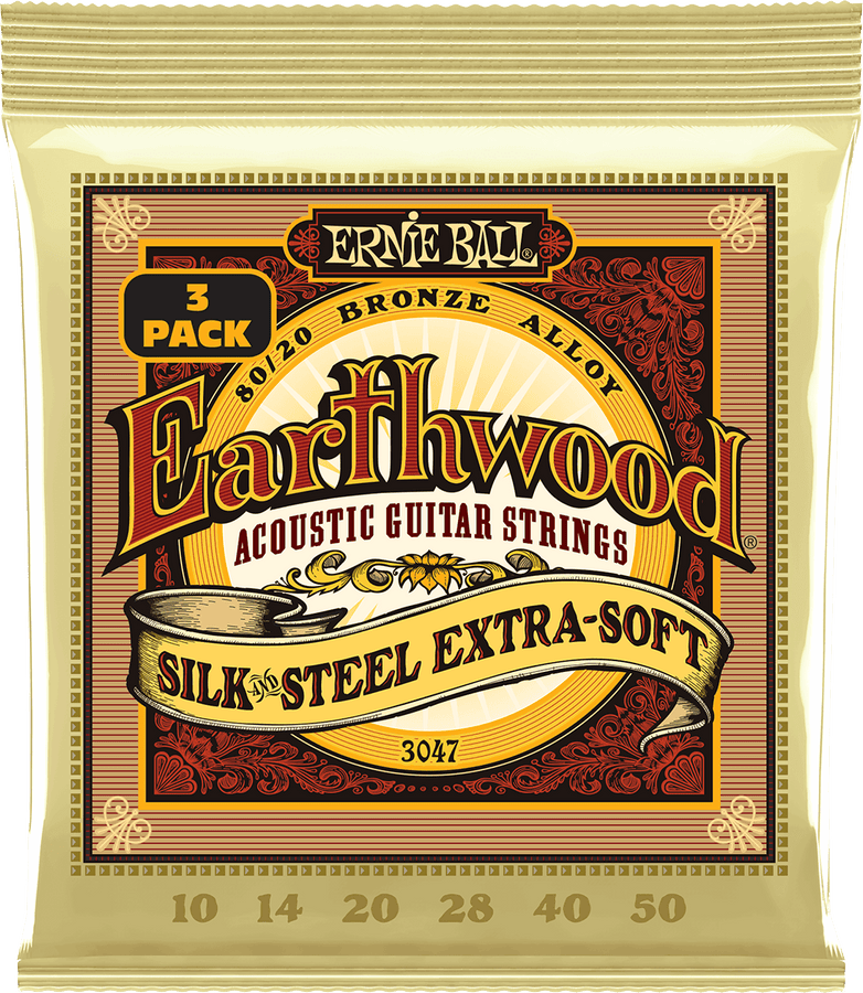 3047 Earthwood 80/20 Bronze 10-50 Pack de 3