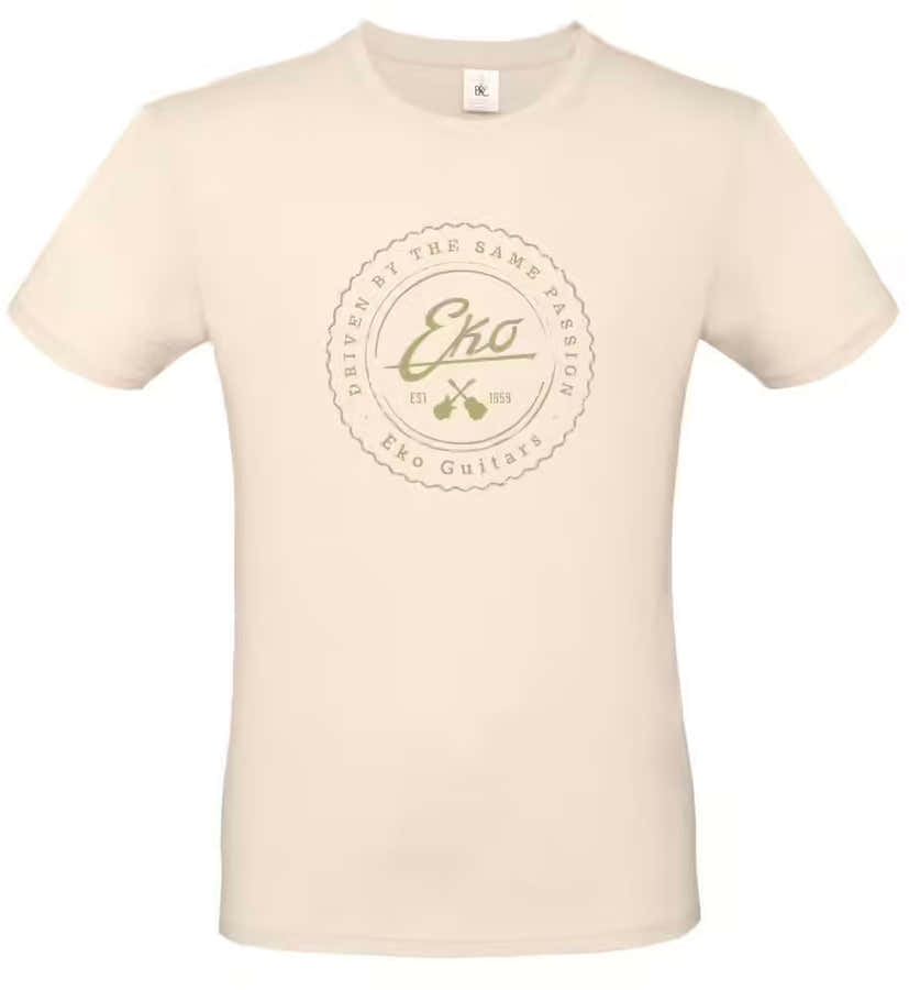 "M" T-shirt Logo Eko - Crèmewit