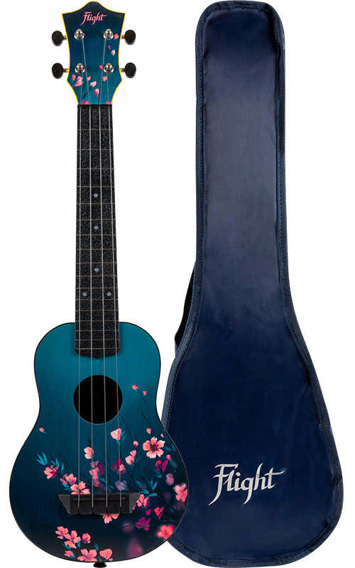 TUSL32 Long Neck ABS Travel Uke - Sakura