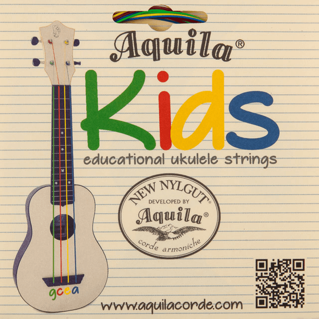 Ukulélé Enfant Sop. Conc. TN. GCEA Cordes Colorées Sol Aigu