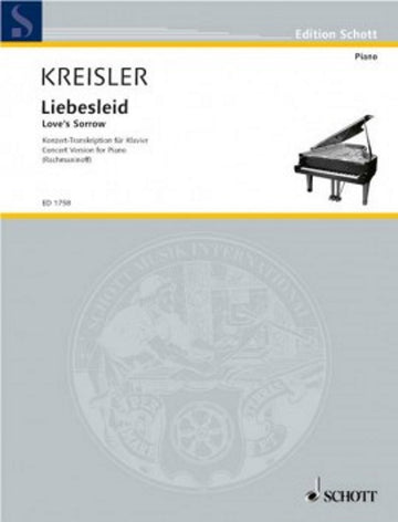 Kreisler F. - Liebesleid (rachmaninoff) - Piano
