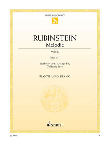 Rubinstejn - Melody Op. 3/1 - Flute et Piano