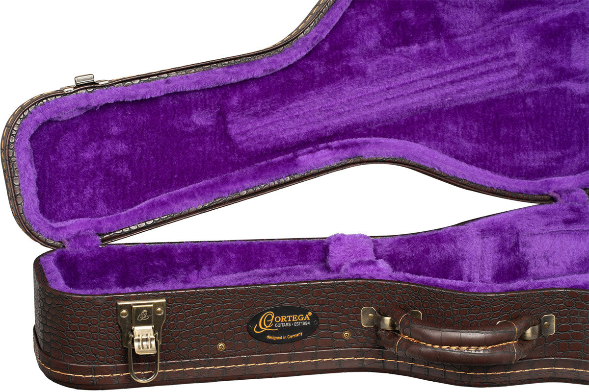 Americana F-Style Mandoline + Croco-leren koffer