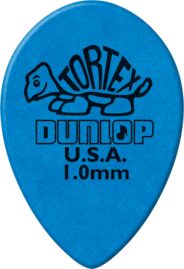 36 x 1,00mm Tortex Small Teardrop Blue