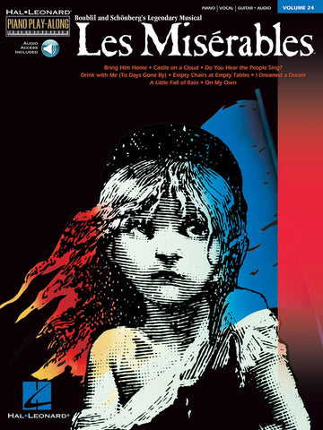 PIANO PLAY ALONG VOL.24 - LES MISERABLES + AUDIO EN LIGNE