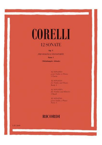 CORELLI A. - 12 SONATE OP. V - VIOLON ET BASSE